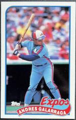 Andres Galarraga #122 Baseball Cards 1989 Topps Ljn Baseball Talk Prices