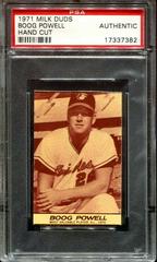 Boog Powell [Hand Cut] Baseball Cards 1971 Milk Duds Prices