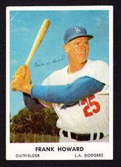 Frank Howard #25 Baseball Cards 1962 Bell Brand Dodgers Prices