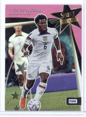 Yunus Musah [Pink] #17 Soccer Cards 2022 Panini Select FIFA Stars Prices