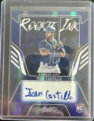 Ivan Castillo [Spectrum Blue] #RKI-IC Baseball Cards 2022 Panini Absolute Rookie Ink Autographs Prices