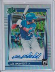 Luis Rodriguez [Holo] #RPS-LR Baseball Cards 2021 Panini Donruss Optic Rated Prospect Signatures Prices