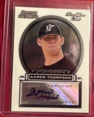 Aaron Thompson [Autograph] Baseball Cards 2005 Bowman Sterling Prices