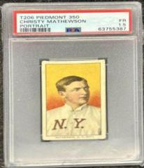 Christy Mathewson [Portrait] #NNO Baseball Cards 1909 T206 Piedmont 350 Prices