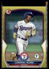 Luisangel Acuna [Yellow] #BPPF-104 Baseball Cards 2023 Bowman 1st Edition Prices