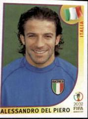Alessandro Del Piero [Blue Back] Soccer Cards 2002 Panini World Cup Korea Japan Stickers Prices