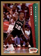 Sean Elliott #204 Basketball Cards 1992 Fleer Prices