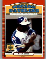 Hank Aaron #122 Baseball Cards 2001 Upper Deck Decade 1970's Prices