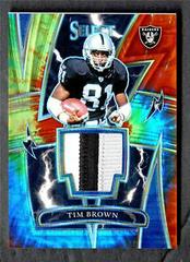 Tim Brown [Tie Dye] #SP-TBR Football Cards 2021 Panini Select Sparks Relics Prices