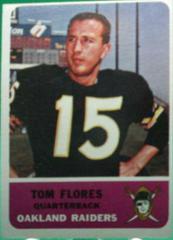 Tom Flores Football Cards 1962 Fleer Prices