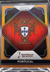 Portugal [Orange] #20 Soccer Cards 2022 Panini Prizm World Cup Team Badges Prices