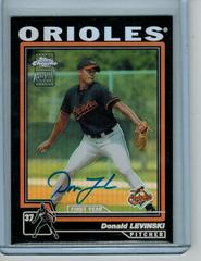 Donald Levinski [Autograph Gold Refractor] #233 Baseball Cards 2004 Topps Chrome Prices