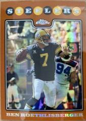 Ben Roethlisberger [Gold Refractor] #TC12 Football Cards 2008 Topps Chrome Prices