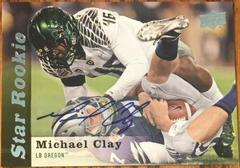 Michael Clay [Autograph] #157 Football Cards 2013 Upper Deck Prices
