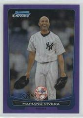 Mariano Rivera [Purple Refractor] #129 Baseball Cards 2012 Bowman Chrome Prices