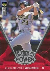 Mark McGwire Baseball Cards 1997 Collector's Choice Premier Power Prices