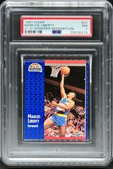 Marcus Liberty 3-D Wrapper Redemption Basketball Cards 1991 Fleer Prices