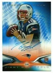Jimmy Garoppolo [Blue Refractor] #58 Football Cards 2014 Topps Platinum Rookie Autograph Prices