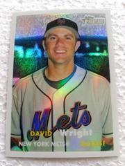 David Wright [Chrome Black Refractor] #13 Baseball Cards 2006 Topps Heritage Chrome Prices