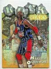 Hakeem Olajuwon [Refractor] #RS14 Basketball Cards 1997 Topps Rock Stars Prices