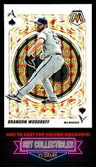 Brandon Woodruff [Reactive Orange] #A-12 Baseball Cards 2022 Panini Mosaic Aces Prices