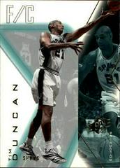 Tim Duncan #76 Basketball Cards 2001 Spx Prices