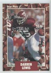 Darren Lewis Football Cards 1991 Star Pics Prices