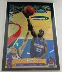 Amare Stoudemire [Black Refractor] Basketball Cards 2003 Topps Chrome Prices