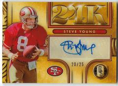 Steve Young #24K-STY Football Cards 2022 Panini Gold Standard 24K Autographs Prices
