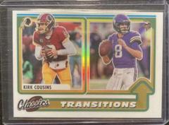 Kirk Cousins [Gold] #T-6 Football Cards 2022 Panini Classics Transitions Prices