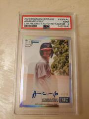Armando Cruz [Refractor] Baseball Cards 2021 Bowman Heritage Chrome Prospect Autographs Prices
