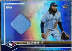 Vladimir Guerrero Jr. [Relic Royals Light Blue] #3 Baseball Cards 2022 Topps X Bobby Witt Jr. Crown Prices