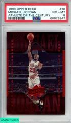 Michael Jordan #20 Basketball Cards 1999 Upper Deck MJ Athlete of the Century Prices