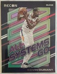 Kevin Durant #15 Basketball Cards 2022 Panini Recon All Systems Go Prices
