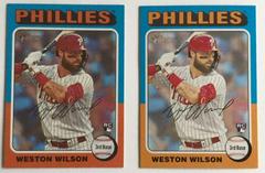 Weston Wilson [Flip Stock] #105 Baseball Cards 2024 Topps Heritage Prices