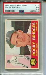 Rocky Bridges #22 Baseball Cards 1960 Venezuela Topps Prices