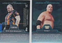 Kane, Bam Bam Bigelow Wrestling Cards 2010 Topps Platinum WWE Legendary Superstars Prices