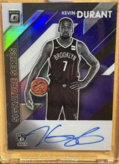 Kevin Durant [Purple] #KDR Basketball Cards 2019 Panini Donruss Optic Signature Series Prices
