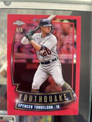 Spencer Torkelson [Red] #YQ-11 Baseball Cards 2023 Topps Chrome Youthquake Prices