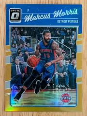 Marcus Morris [Gold] #101 Basketball Cards 2016 Panini Donruss Optic Prices