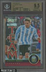 Lionel Messi [Red Prizm] #16 Soccer Cards 2015 Panini Select Ultimate Team Prices