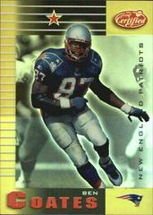 Ben Coates [Mirror Gold] #59 Football Cards 1999 Leaf Certified Prices