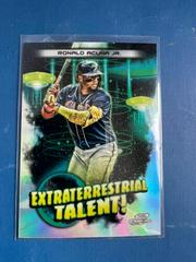Ronald Acuna Jr. Baseball Cards 2023 Topps Cosmic Chrome Extraterrestrial Talent Prices