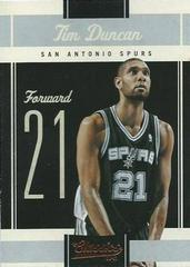 Tim Duncan #6 Basketball Cards 2010 Panini Classics Prices