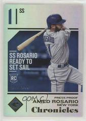 Amed Rosario [Press Proof] #52 Baseball Cards 2018 Panini Chronicles Prices