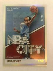 De'Aaron Fox [Artist Proof] #29 Basketball Cards 2019 Panini Hoops NBA City Prices