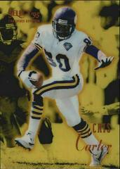 Cris Carter [Mirror Gold] #28 Football Cards 1995 Panini Select Certified Prices