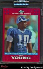 Vince Young [Red Refractor] #TC119 Football Cards 2007 Topps Chrome Prices