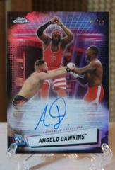 Angelo Dawkins [Black Refractor] Wrestling Cards 2021 Topps Chrome WWE Autographs Prices