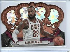 LeBron James [Crystal] Basketball Cards 2017 Panini Crown Royale Prices